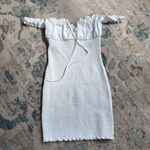 Tiger Mist XS white mini dress. Only worn once.